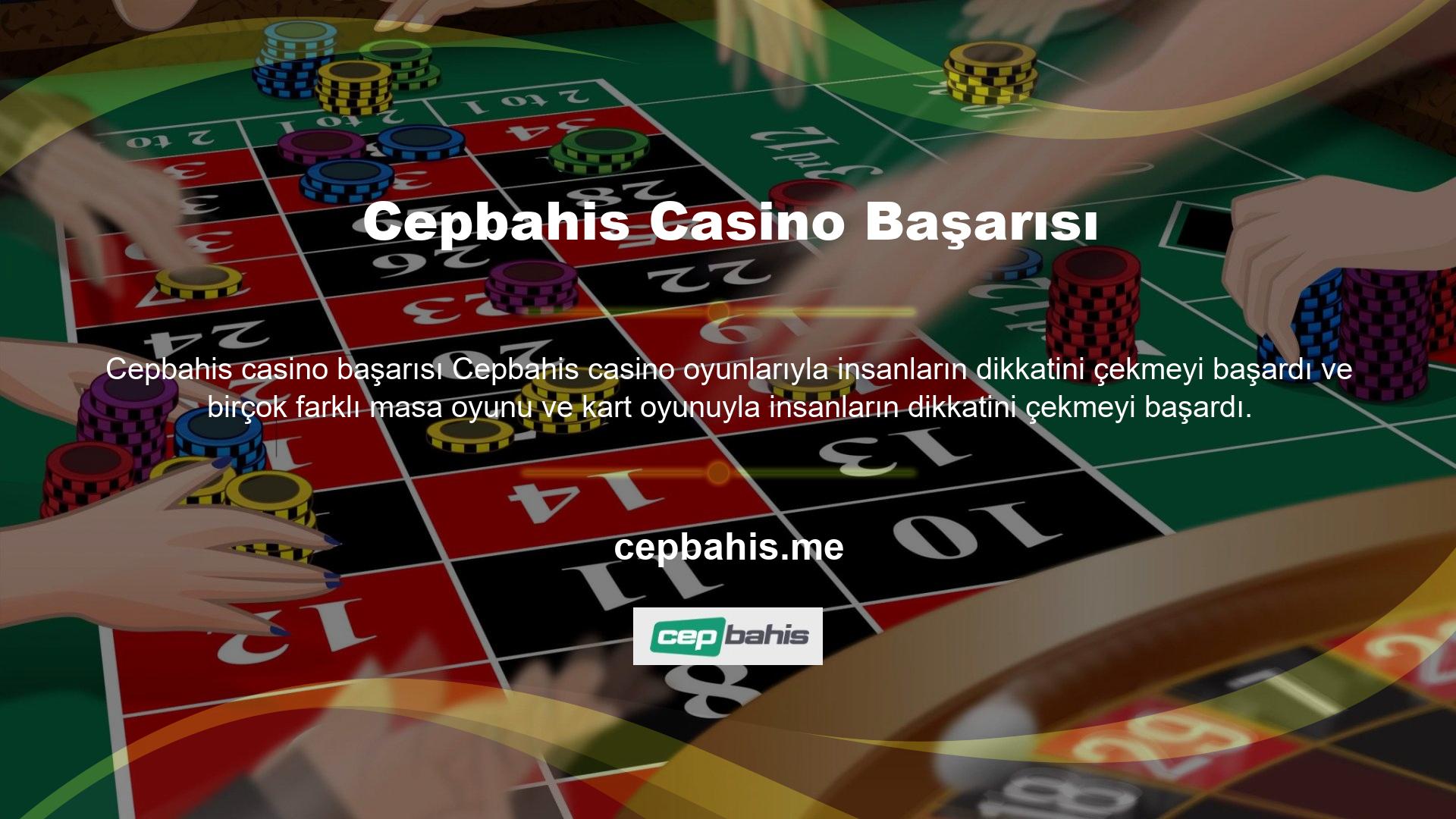 Cepbahis bahis sitesi, casino oyunlarının dikkatini çeken bir uygulama olarak bilinir, aynı zamanda Blackjack'in Blackjack, Baccarat, poker, slot makineleri ve tıpkı oyunlarının meraklılarını bahis ederek kişisel olarak kullanılmaya devam edeceği bir uygulama olarak tanımlanır