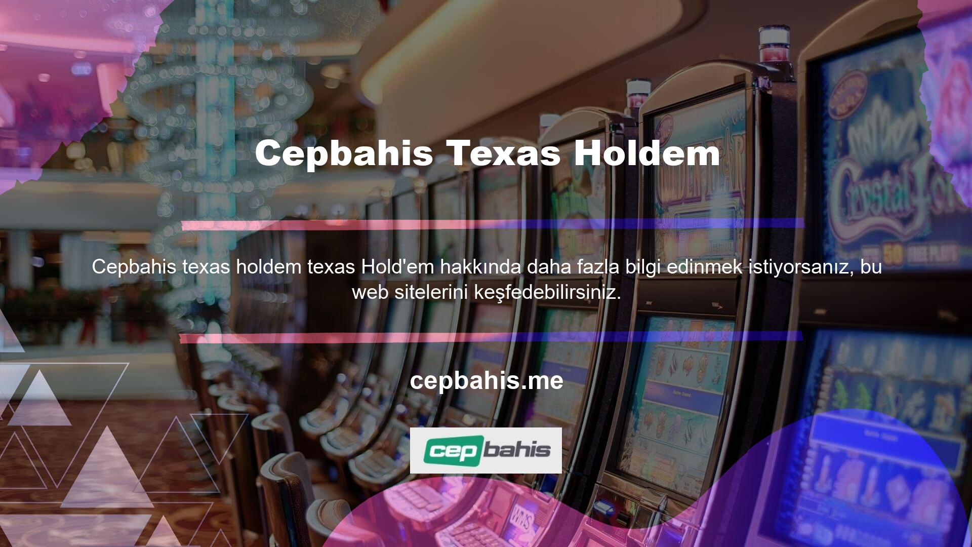 Oyun sitesinin bir üyesi değilseniz, Texas Hold'em'i oynayamazsınız